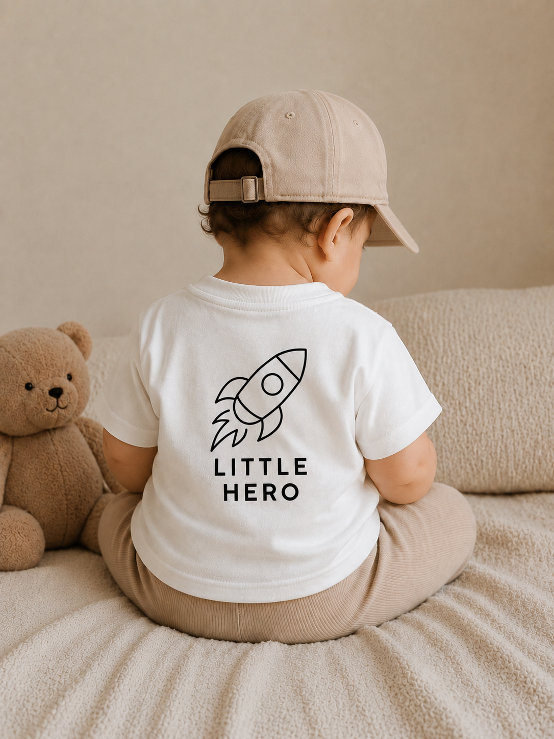 Mini Milk Club DTF-Motiv auf einem Baby-Shirt – Bild 3