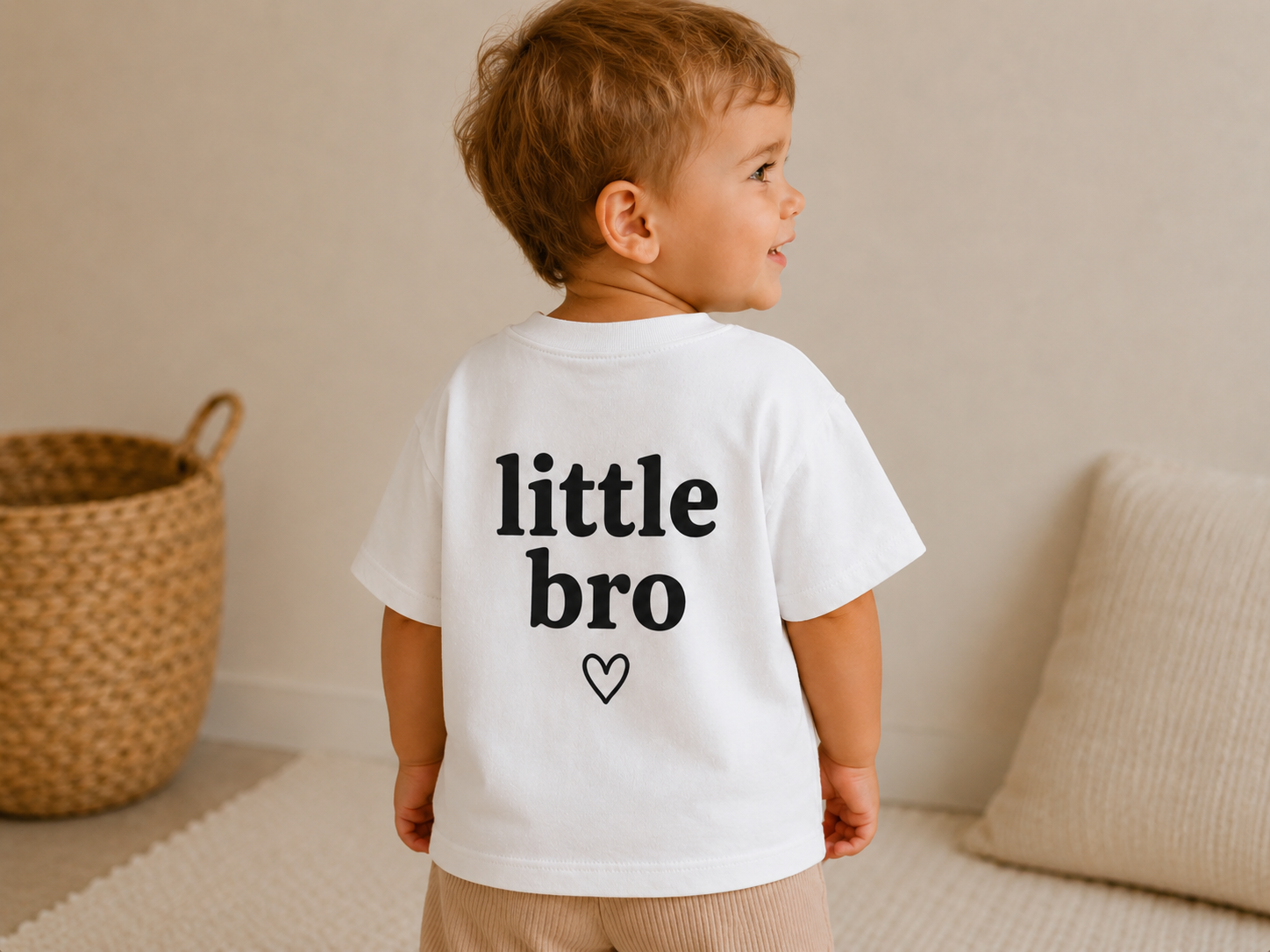 Little Bro DTF-Transferfolie mit Front- und Backprint – Bild 3