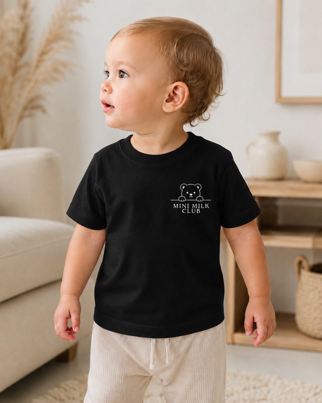 Mini Milk Club Teddy DTF-Motiv auf einem Shirt – Bild 3