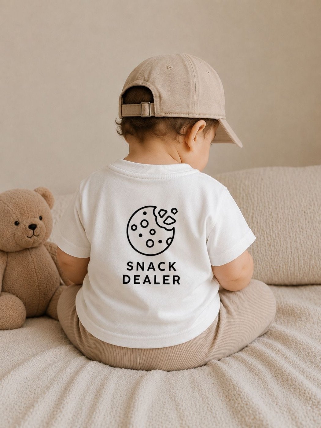 Mini Milk Club DTF-Motiv auf einem Baby-Shirt – Bild 2